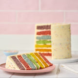 レインボーケーキ カラフルスポンジ ホールケーキ
